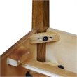 Bowery Hill Shaker Square End Table in Medium Oak Finish