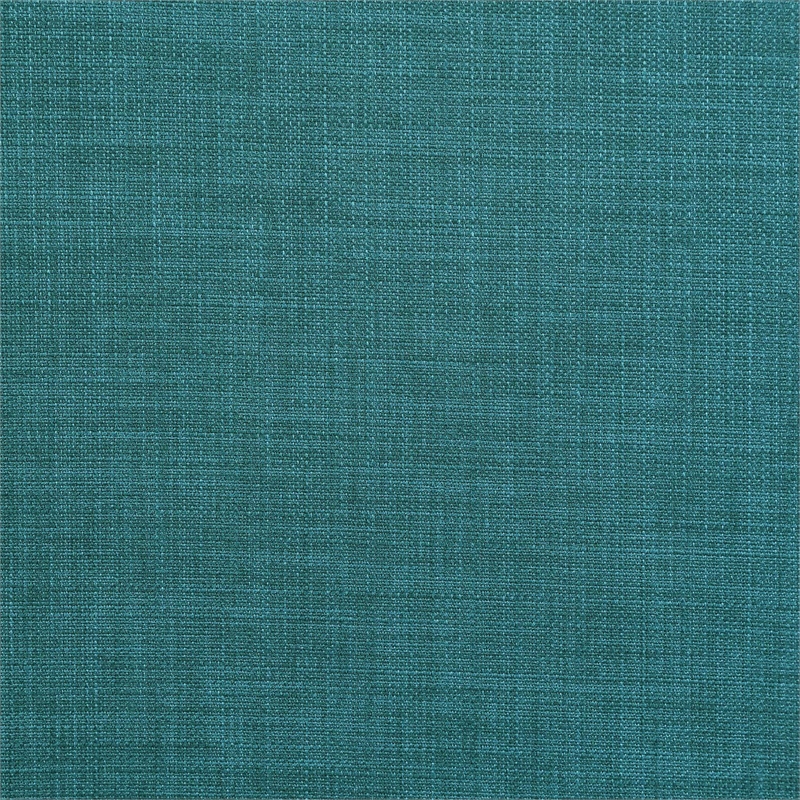 Bowery Hill Upholstered Heirloom Teal Chair Rectangular Nail Head Trim 48