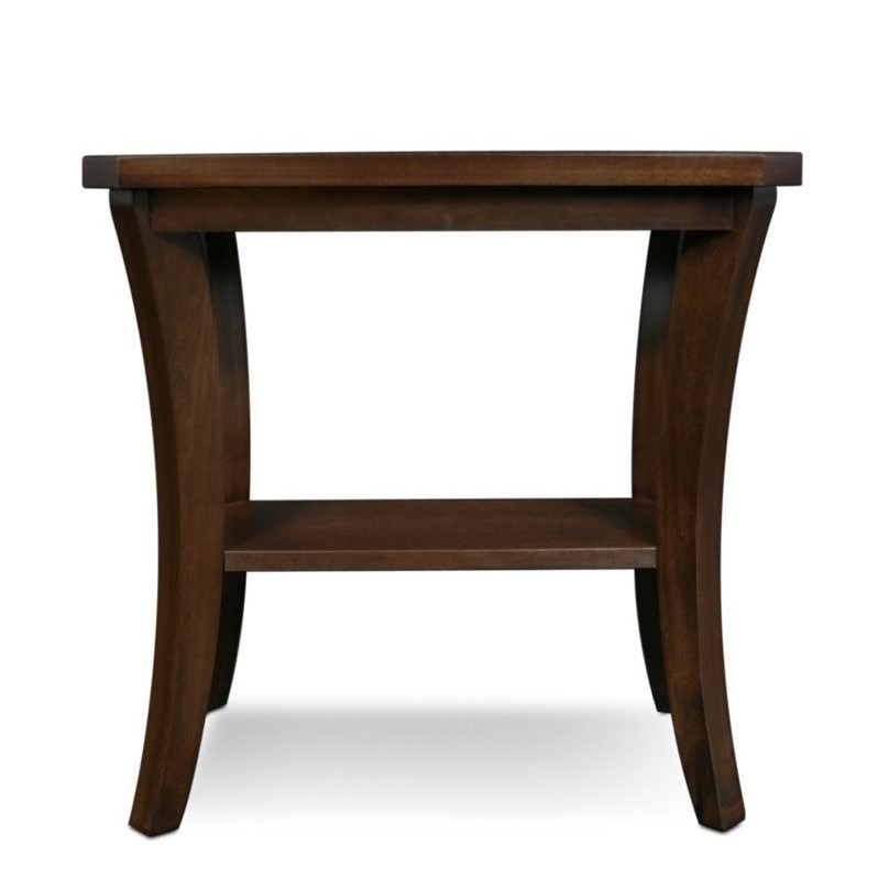 Bowery Hill End Table in Chocolate Cherry