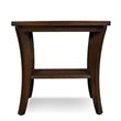 Bowery Hill End Table in Chocolate Cherry