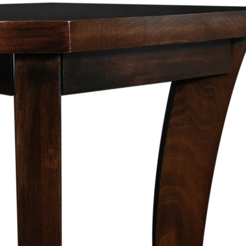 Bowery Hill End Table in Chocolate Cherry