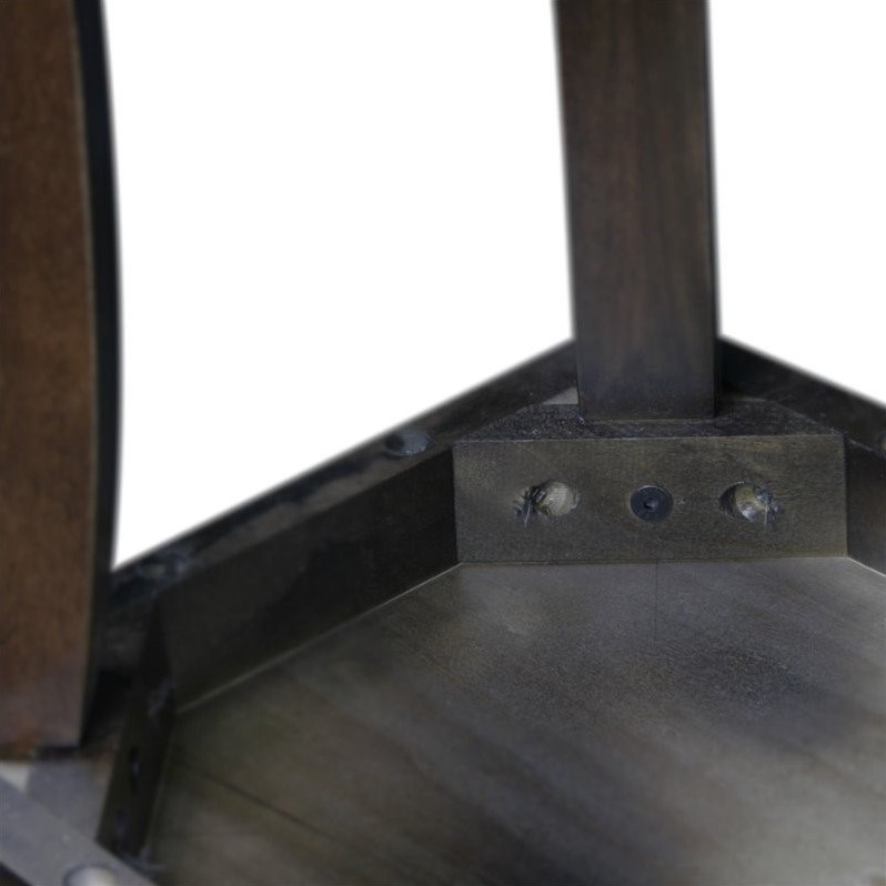 Bowery Hill End Table in Chocolate Cherry