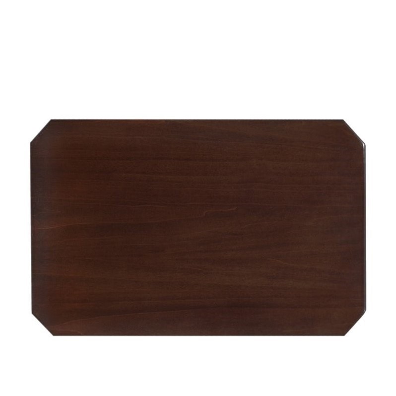 Bowery Hill End Table in Chocolate Cherry