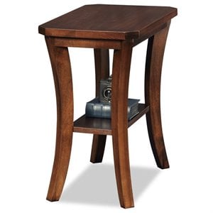 Bowery Hill End Table in Chocolate Cherry