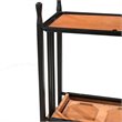Bowery Hill Console Table in Burnished Oak