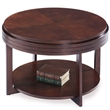 Bowery Hill Round Coffee Table in Chocolate Cherry