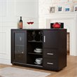 Bowery Hill Wine Rack Buffet in Cappuccino