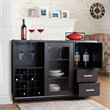 Bowery Hill Wine Rack Buffet in Cappuccino