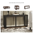 Bowery Hill Console Table in Dark Brown
