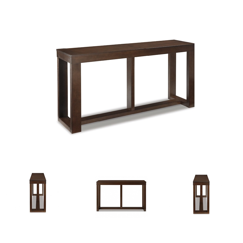 Bowery Hill Console Table in Dark Brown