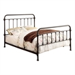 Bowery Hill Farmhouse Metal California King Spindle Bed in Bronze
