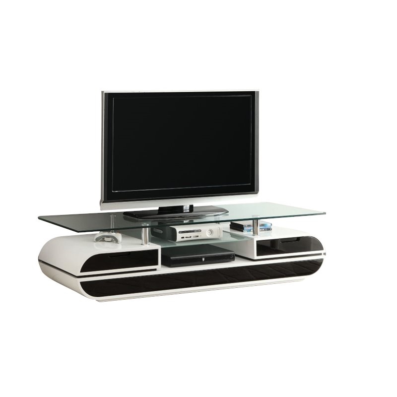 Bowery Hill Contemporary Wood TV Stand for TVs up to 63