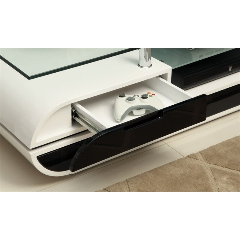 Bowery Hill Contemporary Wood TV Stand for TVs up to 63