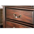 Bowery Hill Solid Wood Walnut Nightstand Rectangular Pre-Assembled 29
