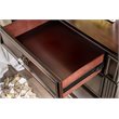 Bowery Hill Solid Wood Walnut Nightstand Rectangular Pre-Assembled 29
