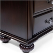 Bowery Hill Solid Wood Walnut Nightstand Rectangular Pre-Assembled 29