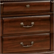 Bowery Hill Solid Wood Cherry Nightstand Rectangular Decorative Pre-Assembled 28