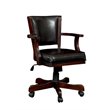 Bowery Hill Traditional Wood 5 Piece Gaming Table Set in Cherry