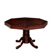 Bowery Hill Traditional Wood 5 Piece Gaming Table Set in Cherry