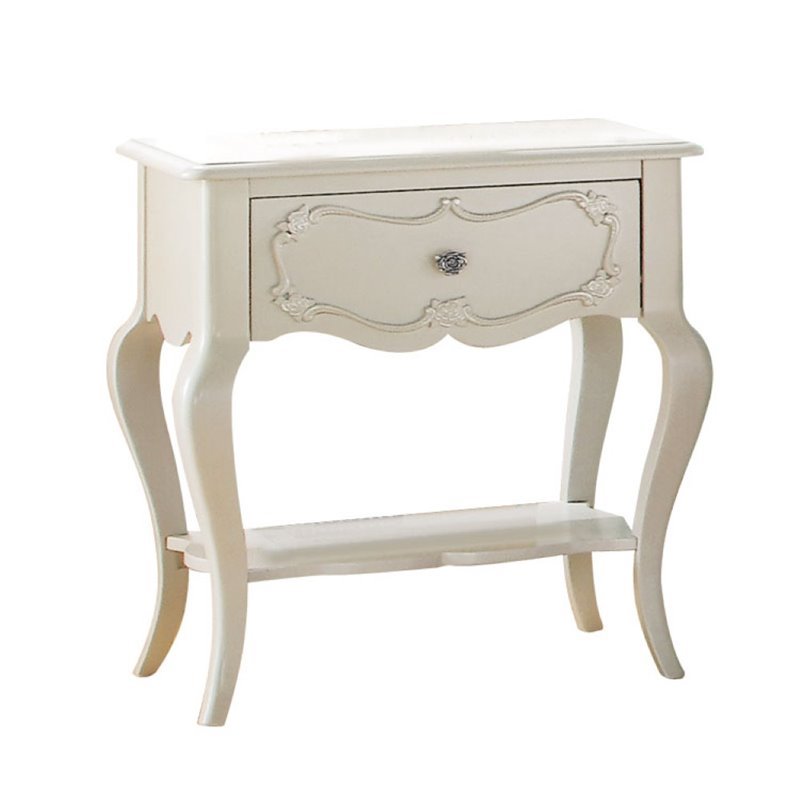 Bowery Hill Nightstand in Pearl White