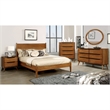 Bowery Hill Solid Wood Oak Nightstand Rectangular 24