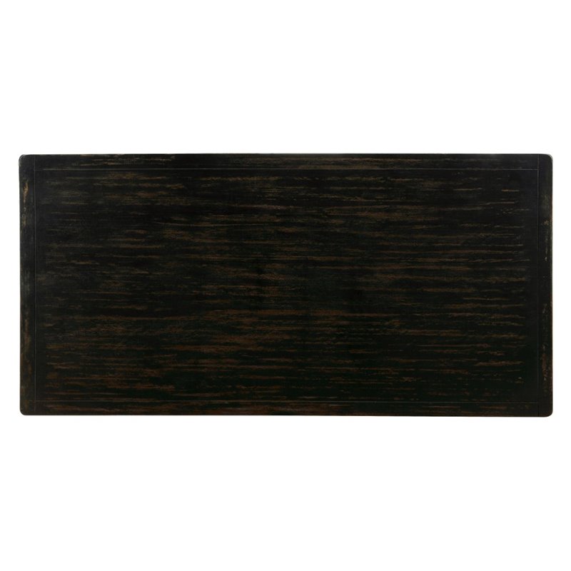 Bowery Hill Counter Height Table in Antique Black