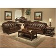 Bowery Hill Poplar Wood Cherry Coffee Table Rectangular 20