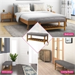 Bowery Hill Bench in Gray and Oak