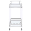 Bowery Hill Bar Cart in Chrome