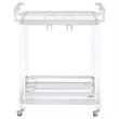 Bowery Hill Bar Cart in Chrome