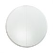 Bowery Hill Wood Round Pedestal Dining Table in White