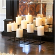 Bowery Hill 9 Candle Candelabra in Matte Black