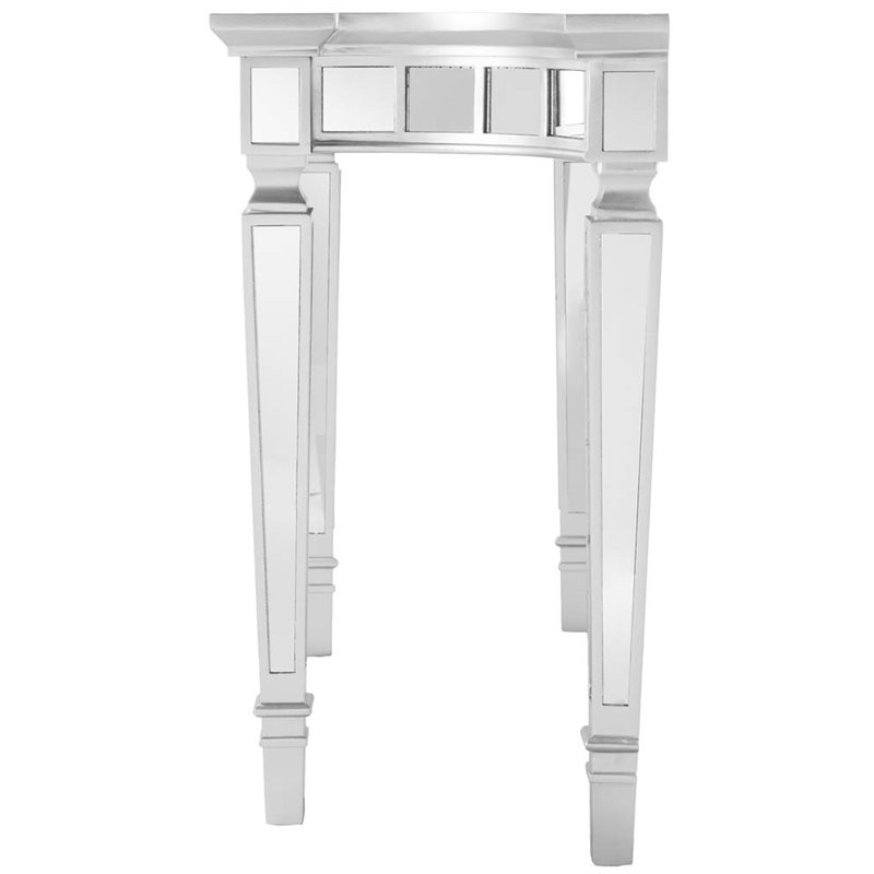 Bowery Hill Glam Mirrored Console Table
