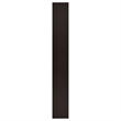 Bowery Hill MDF Cappuccino Narrow Bookcase Rectangular 70.75