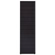 Bowery Hill 6 Shelf Corner Bookshelf Bookcase  in Cappuccino