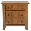 Bowery Hill Hardwood Oak Nightstand Rectangular 27