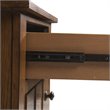 Bowery Hill Hardwood Oak Nightstand Rectangular 27