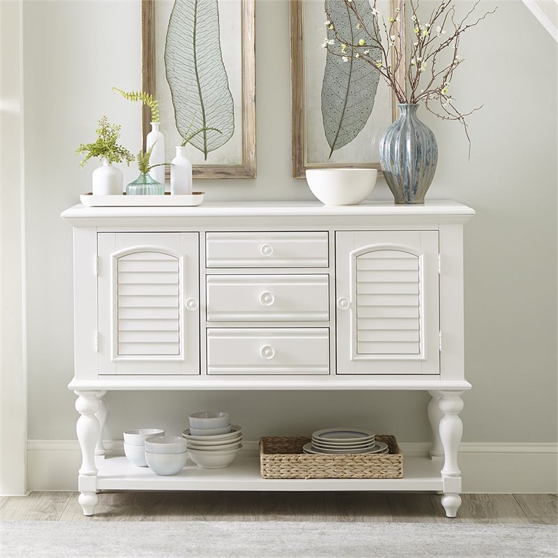 Bowery Hill Server in Oyster White