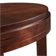 Bowery Hill Oval Coffee Table in Chocolate Cherry