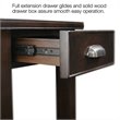Bowery Hill Solid Wood Square End Table in Chocolate Cherry