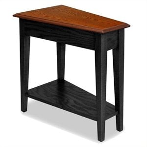 Bowery Hill Recliner Wedge Table in Slate Finish