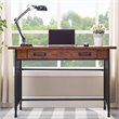 Bowery Hill Hardwood Solids Medium Oak Computer Desk Rectangular Simple Assembly 46