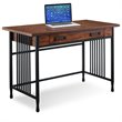 Bowery Hill Hardwood Solids Medium Oak Computer Desk Rectangular Simple Assembly 46