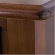 Bowery Hill 1 Drawer Console Table with Shelf in Pecan