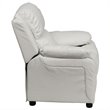 Bowery Hill Kids Recliner in White