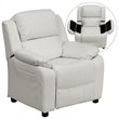 Bowery Hill Kids Recliner in White