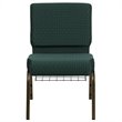 Bowery Hill Church Stacking Guest Chair in Hunter Green