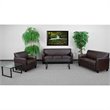 Bowery Hill Hercules Diplomat Series Reception Set in Brown