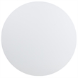 Bowery Hill 48 Inch Round Granite Folding Table in White