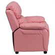 Bowery Hill Padded Kids Recliner in Pink
